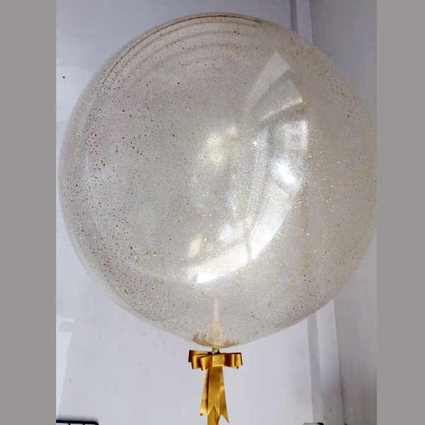 palloncino 90 cm con glitters